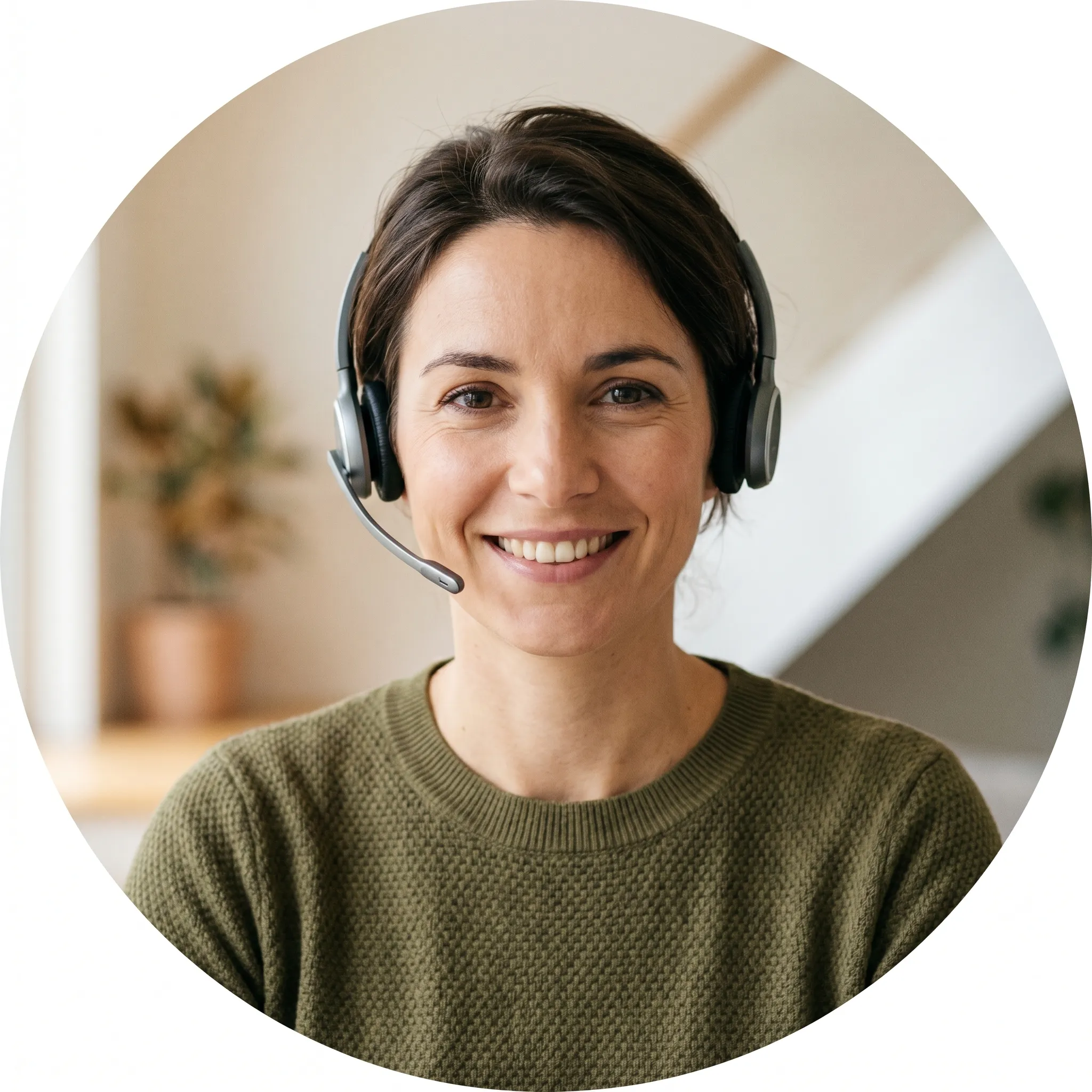 Conseillère Evolyo disponible par téléphone
