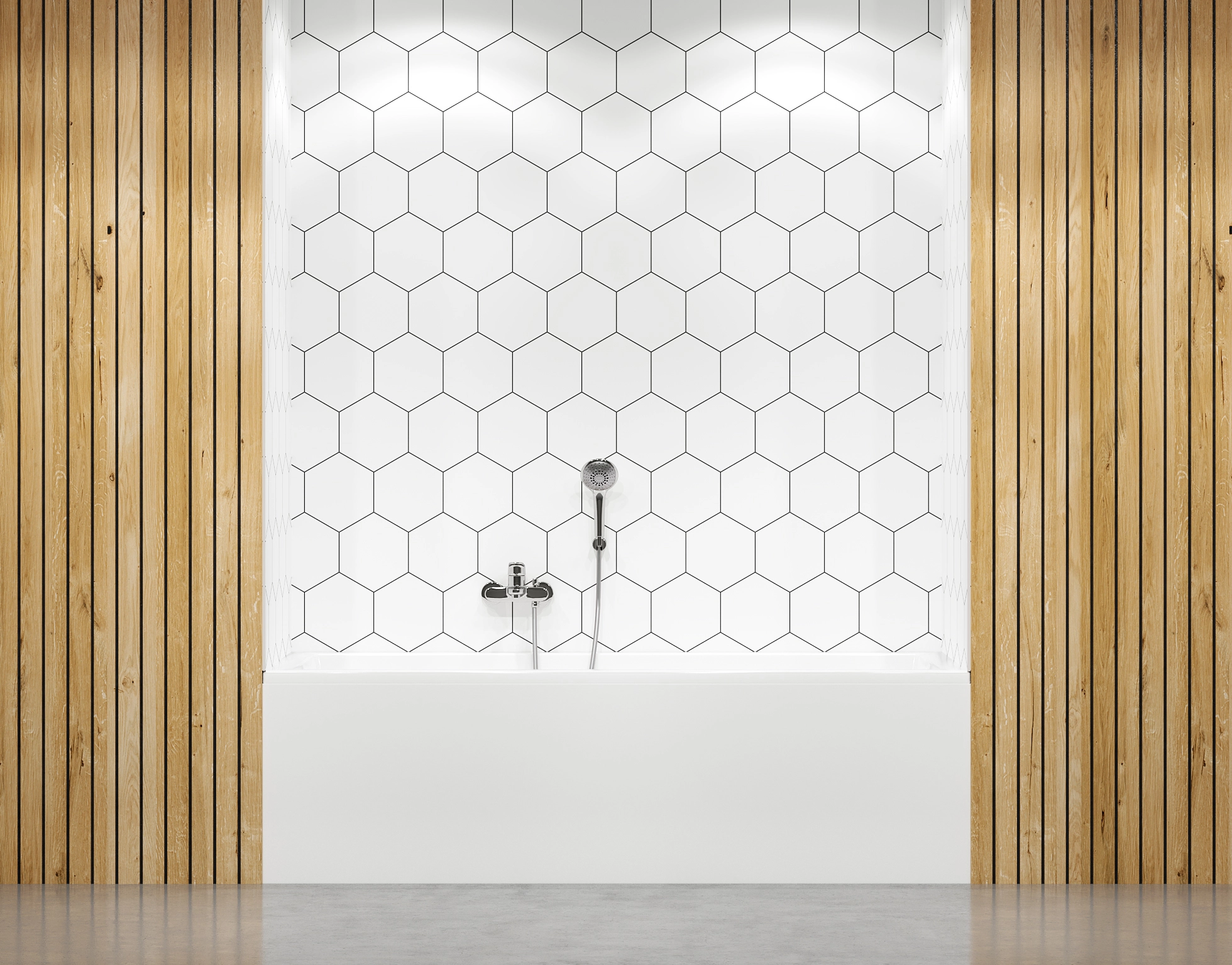 Visuel non contractuel montrant une baignoire avant remplacement par une douche Evolyo