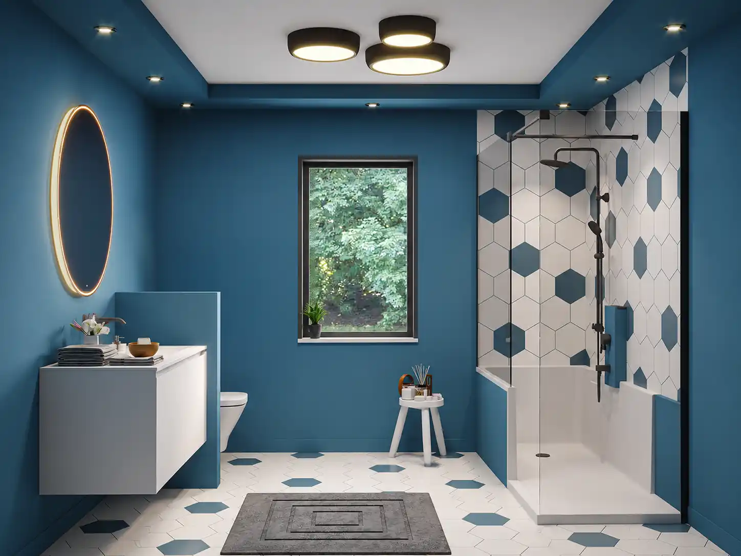 Installation réelle d’une douche monocoque Evolyo en remplacement d’une baignoire